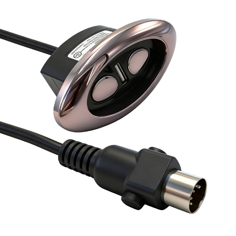 Two Button Oval Switch with USB