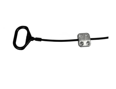 D-Ring Pull Handle (four hole metal mount)